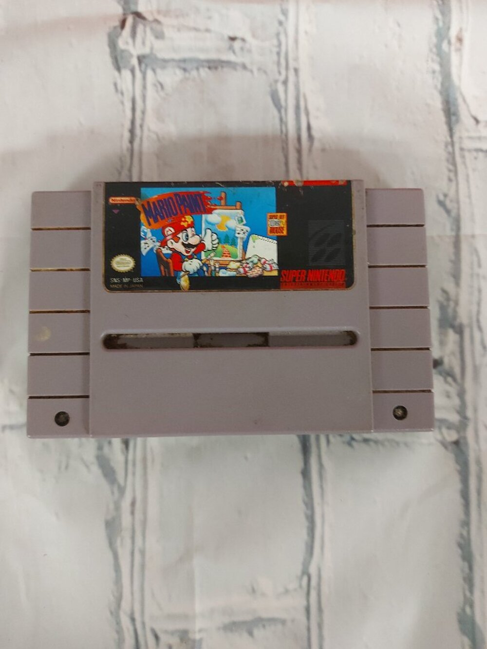 Super Nintendo Mario Paint SNES Game Cartridge Nintendo